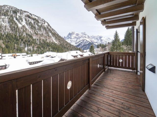 Balcone con vista sulle Dolomiti